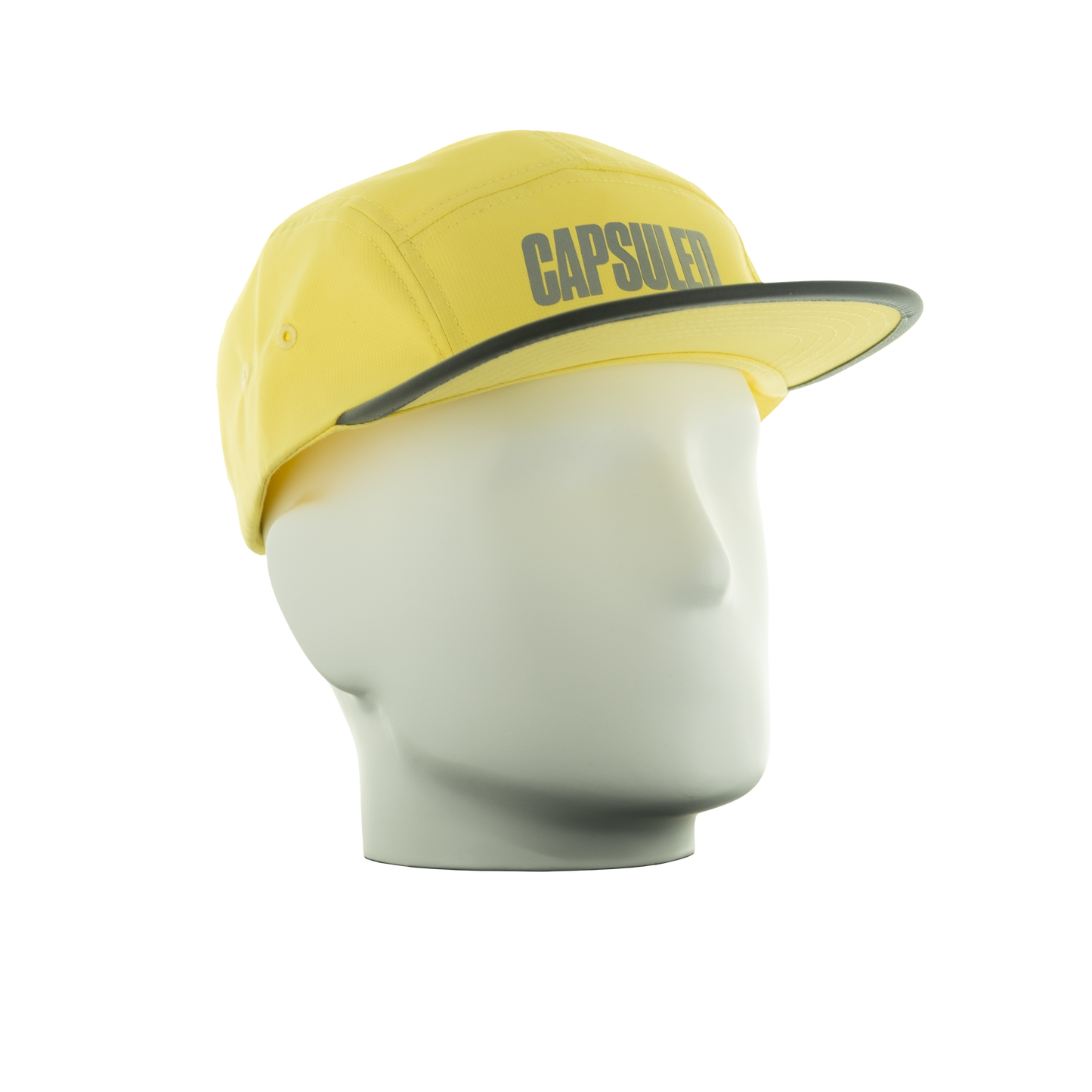 Capsuled Reflective Flex Cap - Canary Yellow