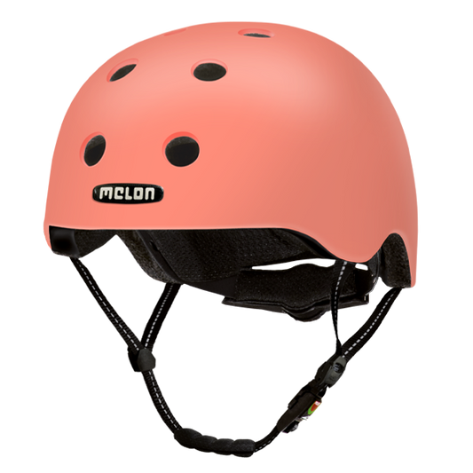 Melon Urban Active Posh Miami - zalmroze fietshelm