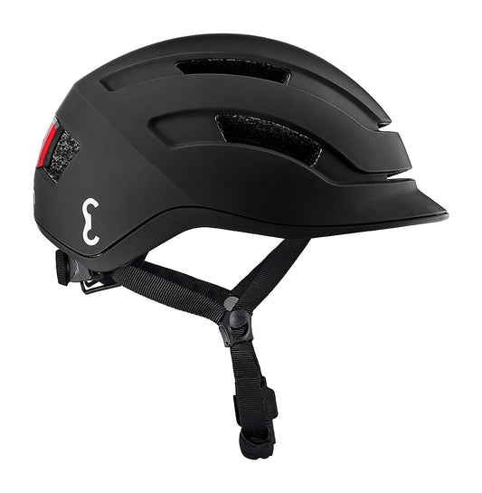 Velotaffeur Matt Black helm - profiel